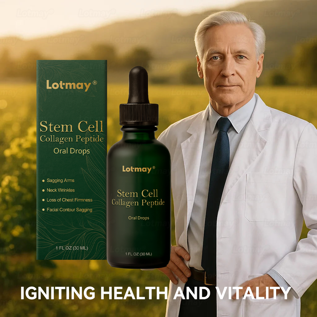 Officially Authorised Limited Edition | Lotmay® 🌽 Stem Cell & Collagen Peptide Oral Drops (Helps Lift and Firm Mature Skin & Smooth the Appearance of Fine Lines)