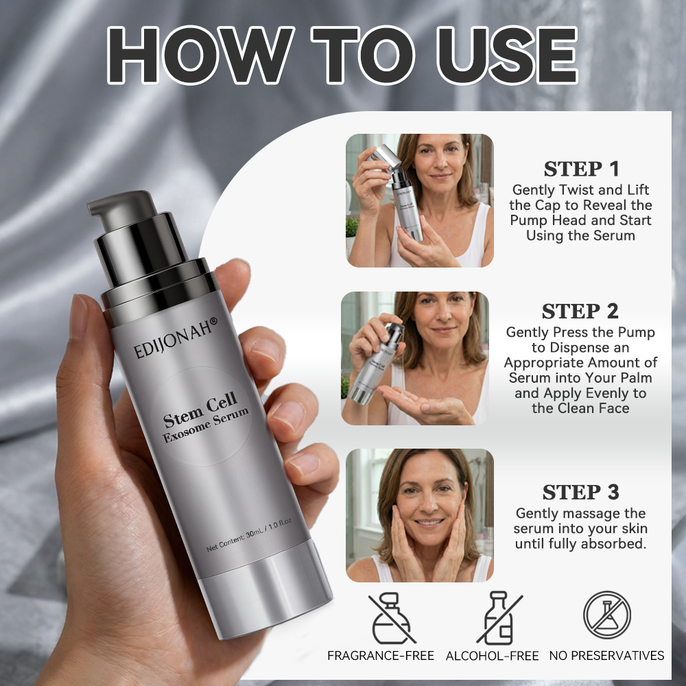🎯🎯𝐸𝐷𝐼𝐽𝑂𝑁𝐴𝐻® 𝑆𝑡𝑒𝑚 𝐶𝑒𝑙𝑙 𝐸𝑥𝑜𝑠𝑜𝑚𝑒 𝑆𝑒𝑟𝑢𝑚  🐬🐬（ Anti-aging, reduces wrinkles, improves firmness, enhances radiance, provides deep hydration）