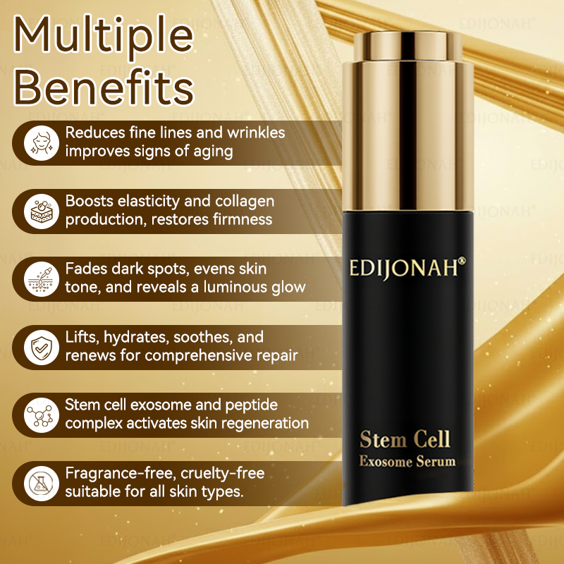 🌿𝐸𝐷𝐼𝐽𝑂𝑁𝐴𝐻® 𝑆𝑡𝑒𝑚 𝐶𝑒𝑙𝑙 𝐸𝑥𝑜𝑠𝑜𝑚𝑒 𝑆𝑒𝑟𝑢𝑚 -（ Anti-aging, reduces wrinkles, improves firmness, enhances radiance, provides deep hydration）英国  外泌体抗皱 定稿（副本）