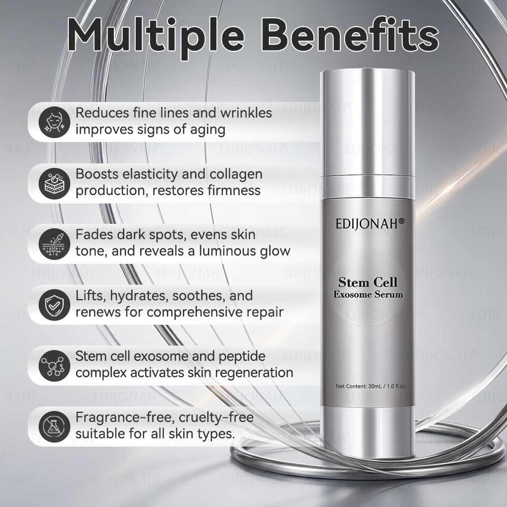🎯🎯𝐸𝐷𝐼𝐽𝑂𝑁𝐴𝐻® 𝑆𝑡𝑒𝑚 𝐶𝑒𝑙𝑙 𝐸𝑥𝑜𝑠𝑜𝑚𝑒 𝑆𝑒𝑟𝑢𝑚  🐬🐬（ Anti-aging, reduces wrinkles, improves firmness, enhances radiance, provides deep hydration）