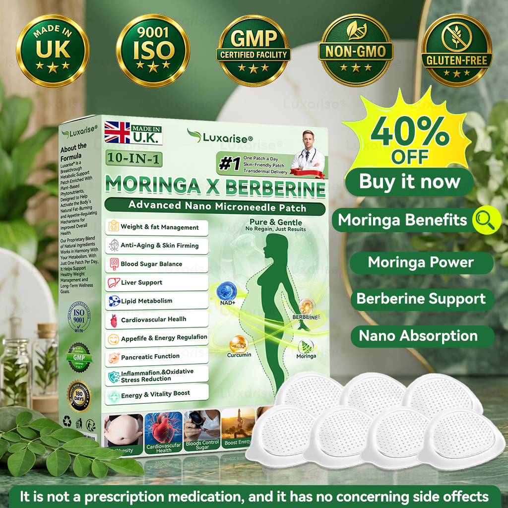 𝑶𝒇𝒇𝒊𝒄𝒊𝒂𝒍 𝑺𝒕𝒐𝒓𝒆|🧃𝑳𝒖𝒙𝒂𝒓𝒊𝒔𝒆® 𝑴𝒐𝒓𝒊𝒏𝒈𝒂 & 𝑩𝒆𝒓𝒃𝒆𝒓𝒊𝒏𝒆 10-𝑰𝑵-1 𝑵𝒂𝒏𝒐 𝑴𝒊𝒄𝒓𝒐𝒏𝒆𝒆𝒅𝒍𝒆 𝑷𝒂𝒕𝒄𝒉 (𝐎𝐧𝐜𝐞 𝐃𝐚𝐢𝐥𝐲, 𝐯𝐢𝐬𝐢𝐛𝐥𝐞 𝐜𝐡𝐚𝐧𝐠𝐞𝐬 𝐢𝐧 𝟕 𝐝𝐚𝐲𝐬）✅ 𝐎𝐛𝐞𝐬𝐢𝐭𝐲, 𝐃𝐢𝐚𝐛𝐞𝐭𝐞𝐬, 𝐒𝐥𝐞𝐞𝐩 𝐀𝐩𝐧𝐞𝐚, 𝐀𝐧𝐝 𝐉𝐨𝐢𝐧𝐭 𝐈𝐬𝐬𝐮𝐞𝐬
